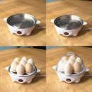 Cozedor de Ovos à Vapor Elétrico Portátil Automático 110V – Prático e Rápido