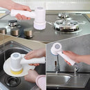 Escova Elétrica de Limpeza Portátil 5 em 1 Sem Fio | EasyClean – Limpador Multiuso para Cozinha e Banheiro