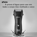 Aparador de Pelos Masculino Recarregável – Precision Pro com LED e Resistência à Água