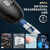 Aparador de Pelos Masculino Recarregável – Precision Pro com LED e Resistência à Água