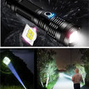 Lanterna Recarregável T9 P50/P90 | Iluminação Potente para Atividades Externas