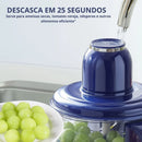 Descascador Elétrico Automático 3 em 1 – Para Uvas, Alho, Tomate e Frutas Pequenas